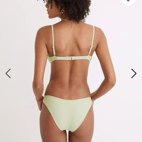 Madewell Second Wave underwire bikini top with curved waist bikini botto… - Picture 3 of 5